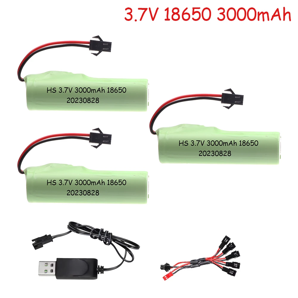 3.7V 1500mAh 14500 batteria ricaricabile per RC elicottero aeroplani auto barca giocattoli pezzi di ricambio 3.7V 18650 batteria agli ioni di litio