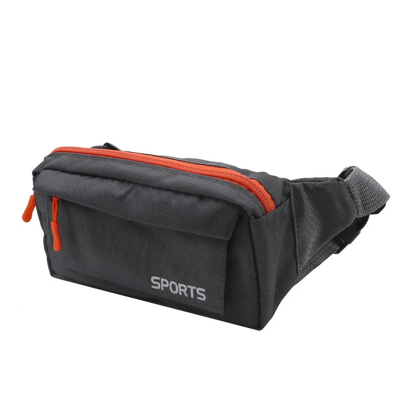 Men\'s Breast Package Waterproof Outdoor Sports Bag Oxford Pouch Korean-style Waist Bag Fanny Pouch Crossbody Male Banana Bag