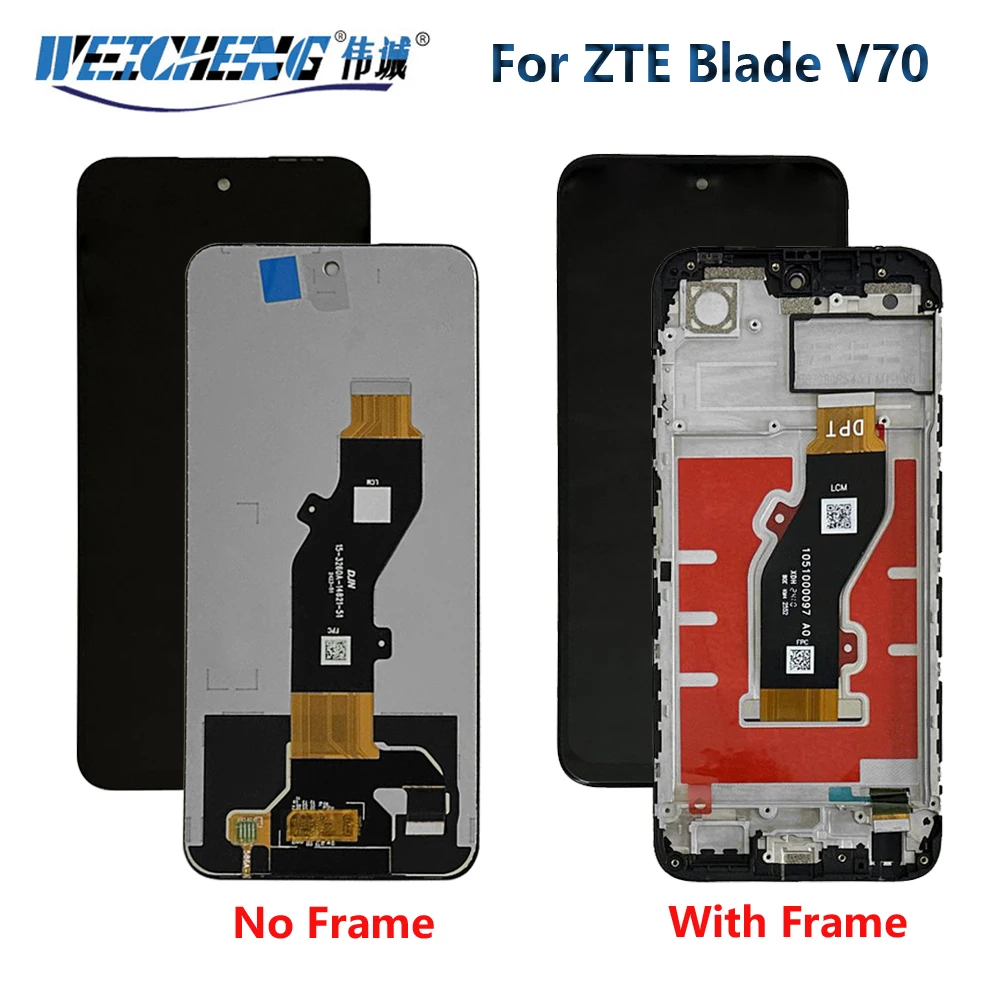 Pantalla LCD de 6.7 pulgadas negra para ZTE Blade V70 Nubia V70 Z2459, panel digitalizador de pantalla táctil para ZTE V70 Vita V70 Design Z2458