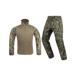 Emersongear Tactical G3 Combat Uniform Sets AOR2 2017 Mens Camouflage Suits Hiking Hunting Shirt Pants Tops Duty Cargo Trouser