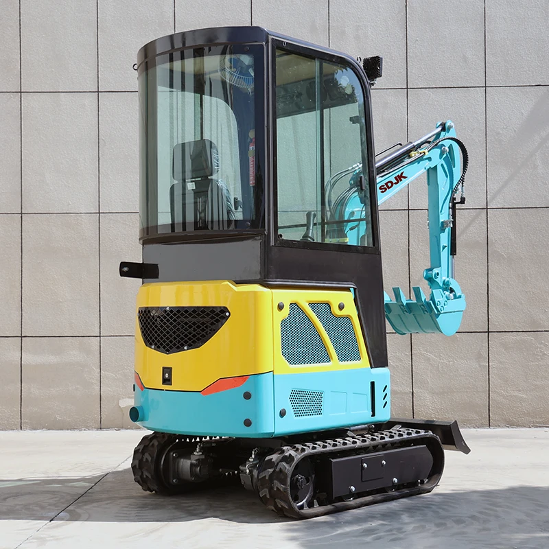 Chinese 1ton 1.5ton 2ton  Mini Crawler Excavator Farm Home Small Excavator Machine Micro Digger