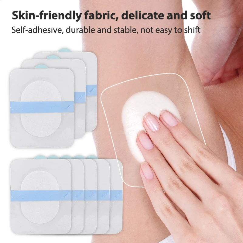 Almohadillas absorbentes de sudor desechables para axilas, almohadilla de algodón absorbente integrada, estilo fino de verano, Invisible, para hombres y mujeres, 5/10 piezas