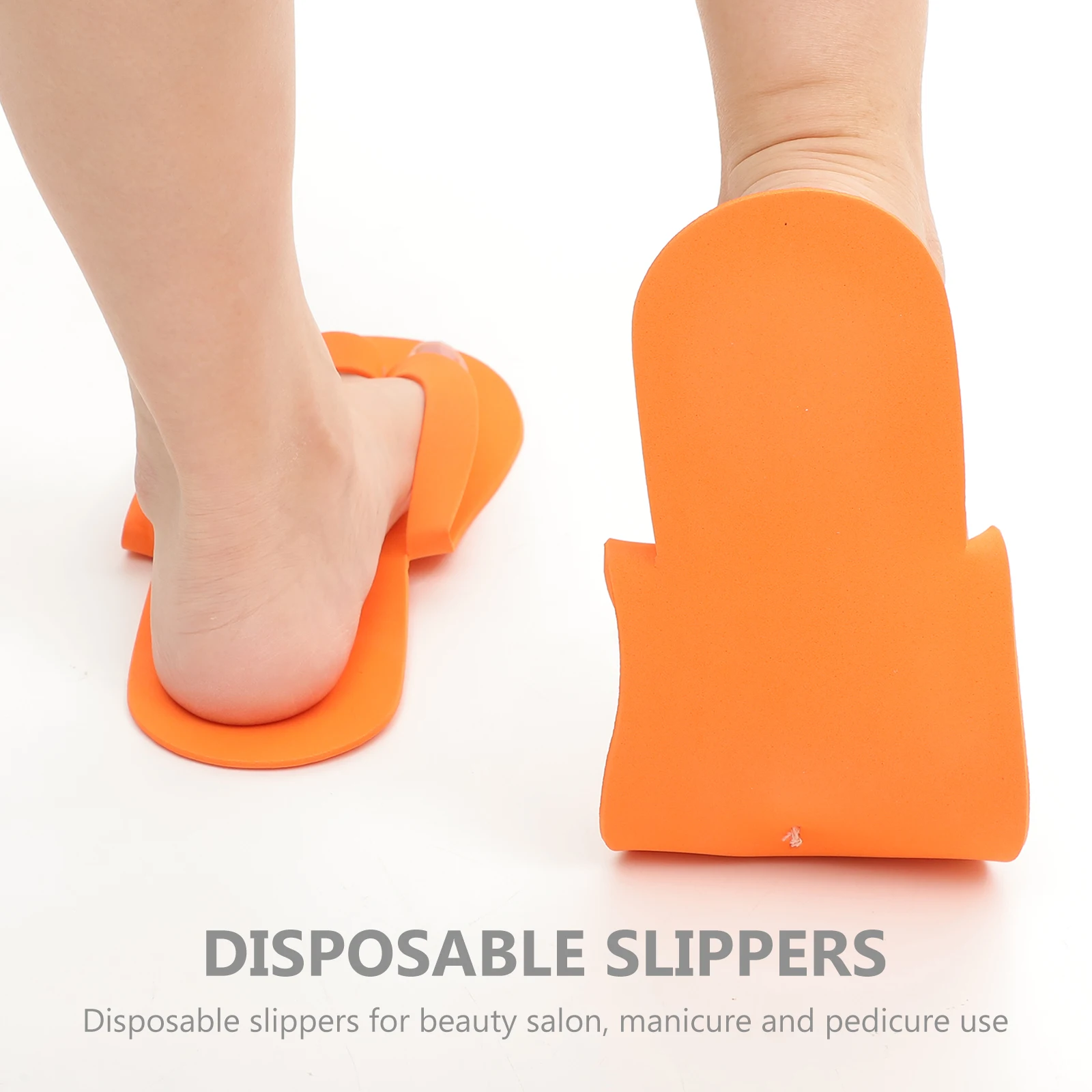 

12pcs Foam Pedicure Slippers Disposable Salon Spa Flops Eva Soft Lightweight Guest Home Use Travel Size Sanitary