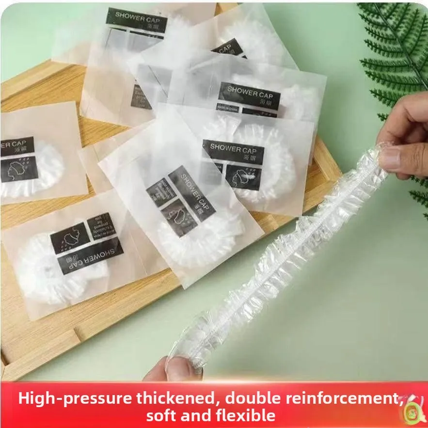 

Disposable Thiened Bath Cap Oil Treaent Hotel Food ade Adult Home Use Dust Proof Universal for ower And Hair Treaent