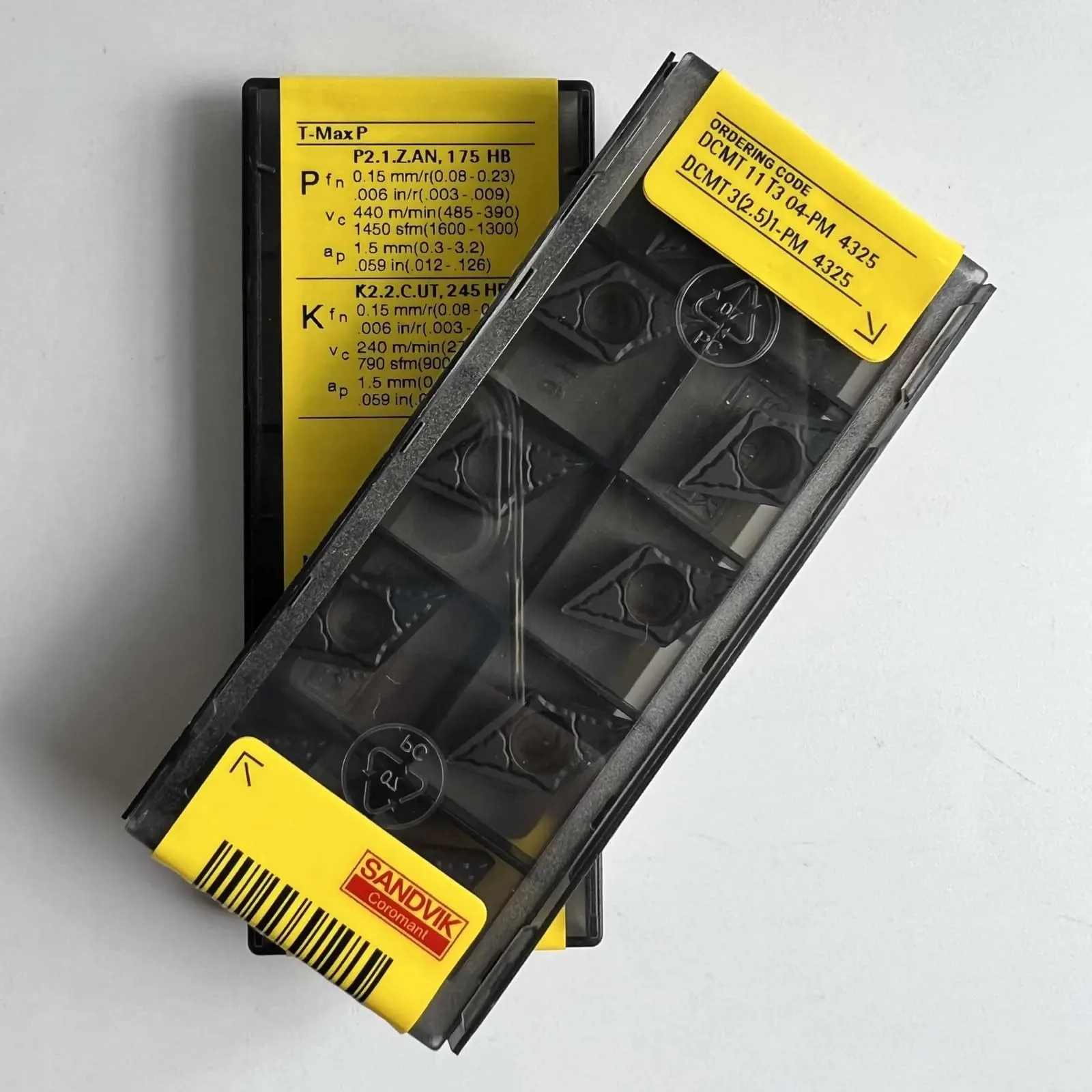 Outil de lame CNC en alliage dur d'origine SANDVIK/DCMT11T304-PM 4325 10 pièces