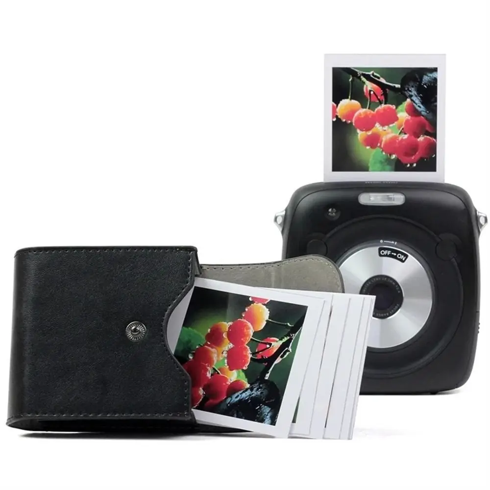 

Retro PU Leather Photo Storage Bag Retro Waterproof Camera Photo Case Mini For Instax Photo Pouch For Instax SQ20 SQ10 SQ6