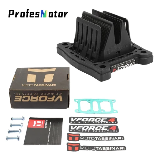 Juego de válvulas de lengüeta V-Force 4 para motocicleta, sistema V4145 apto para YAMAHA YFS200 Blaster 1988-2006, piezas de Motor ATV Moto Tassinari