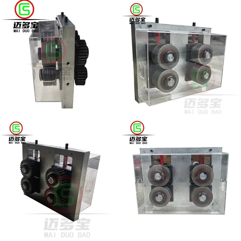 Recycling Machine 2026 4-Roller Metal Straightening Machinery Wire Drawing Machine Traction Straightening Wire Feeder Small