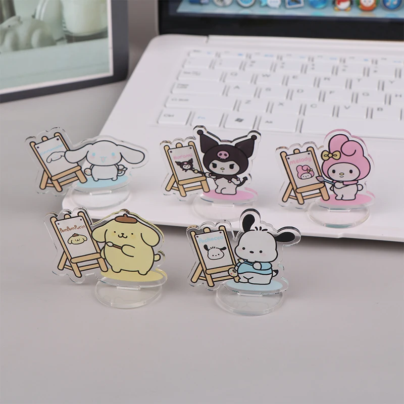 Sanrio Kuromi Acryl Merk Cinnamoroll Desktop Inspirerend Leren Merk Creatieve Melodie Acryl Creatieve Decoratie