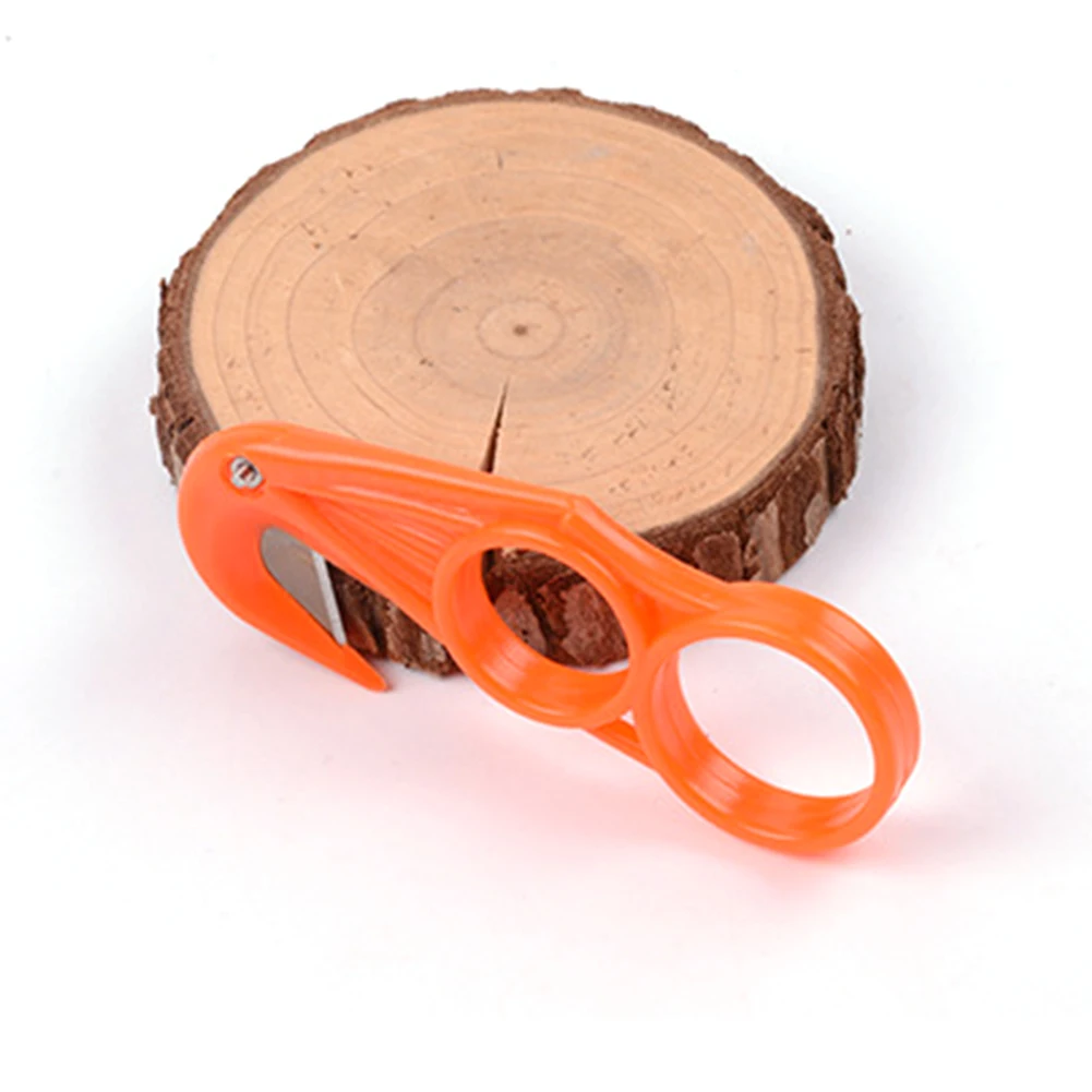 البلاستيك الأسماك البطن أدوات المائدة البسيطة المحمولة الصيد القاطع التخييم أداة القطع العملية في الهواء الطلق الصيد دغدغة أداة #6