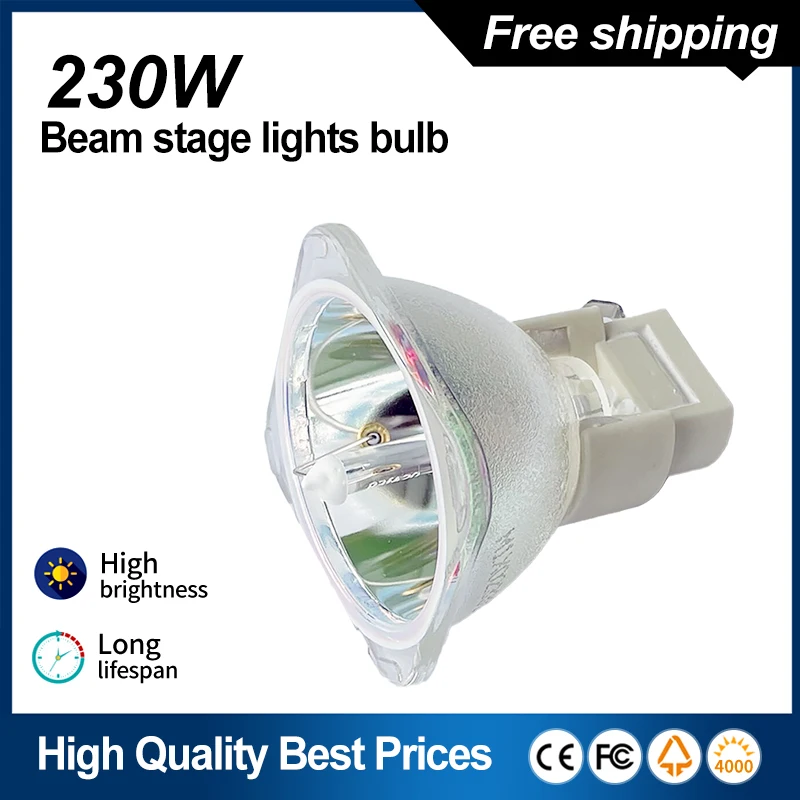 Free freight 7R Replacement P-VIP 180-230/1.0 E20.6 Platinum MSD for R7 Beam Lamp Bare Stage Moving Head Lighting Light Bulb