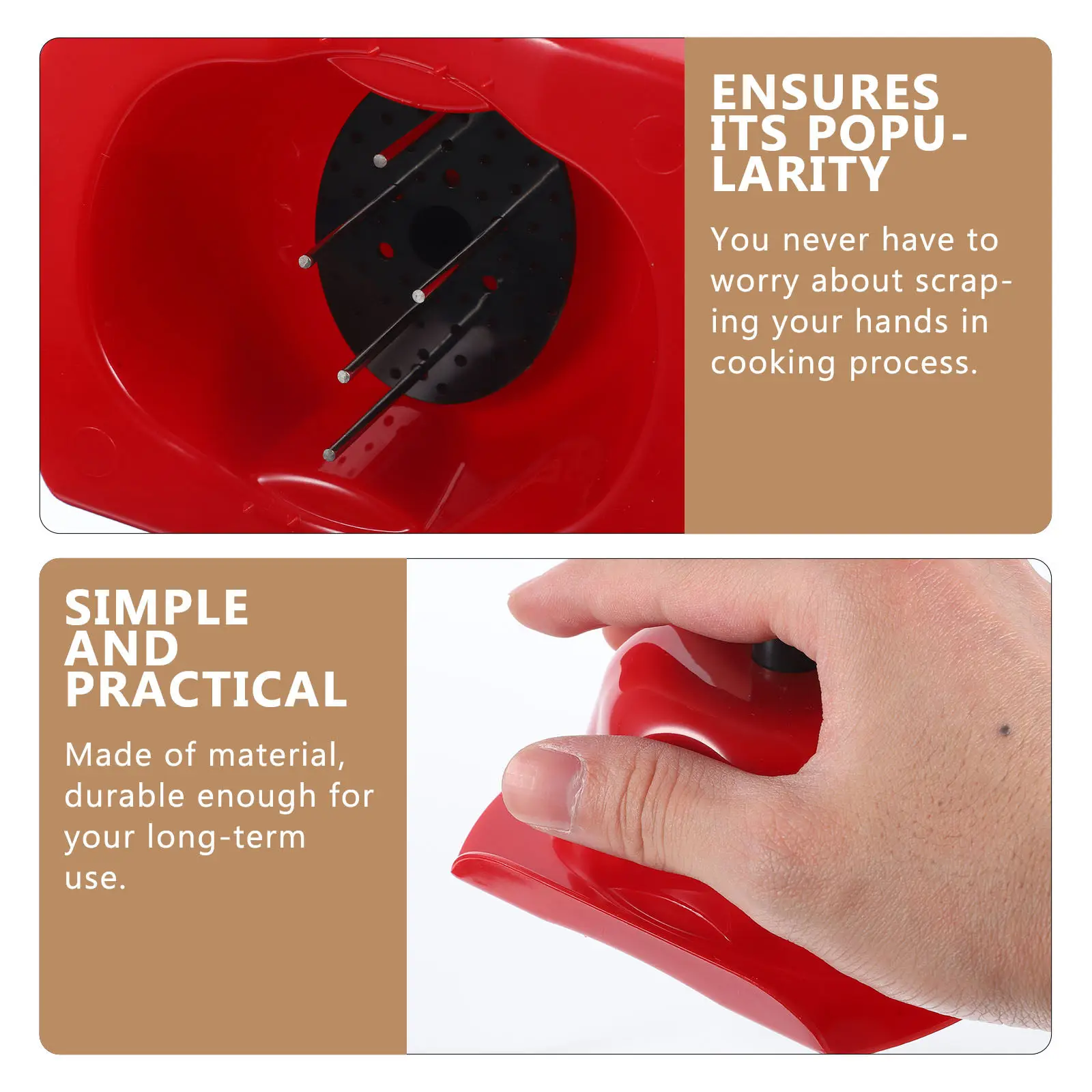 1Pcs Food Slicer Finger Guard Multi-Functional Sturdy Food Holder Safe Grater Protector for Vegetables Finger Protector