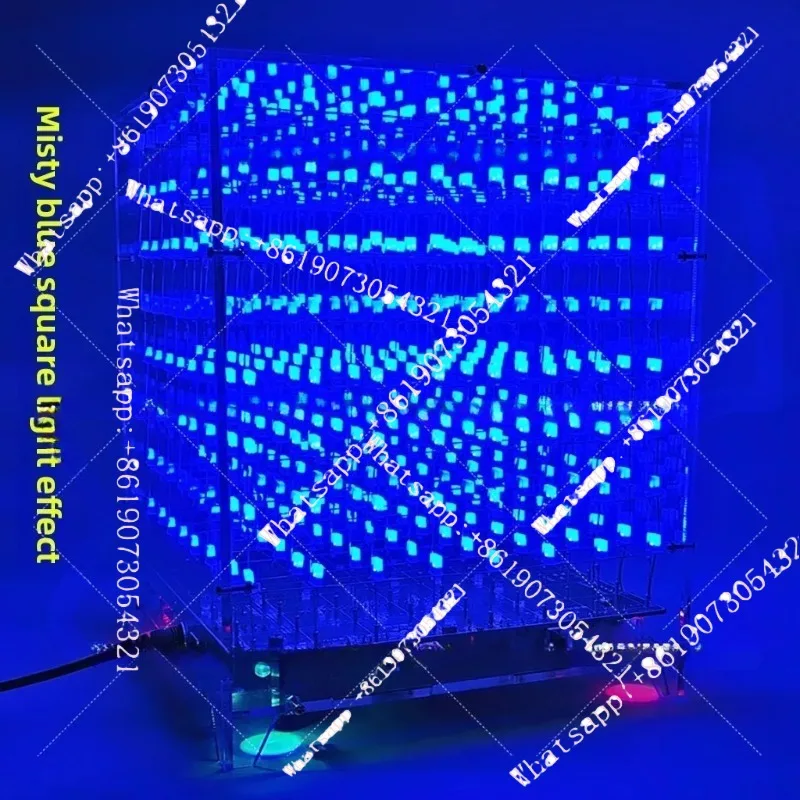 

Light Cube Kit 8X8X8 WIFI Mobile APP Changing Creative LED Electronic DIY Production Parts