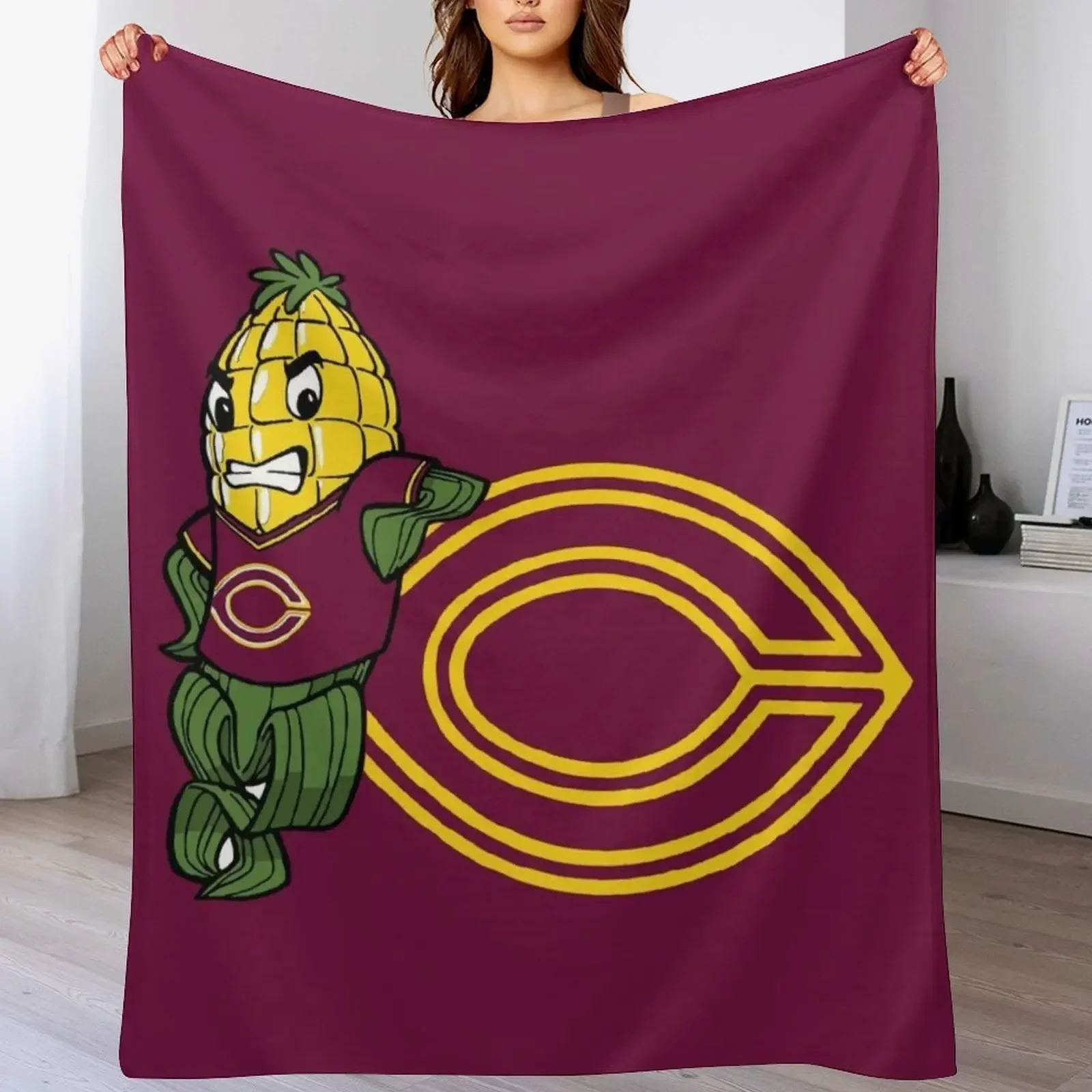 

The Concordia-Mhead Cobbers Throw Blanket Portable Lightweight Blanket for Travel Camping