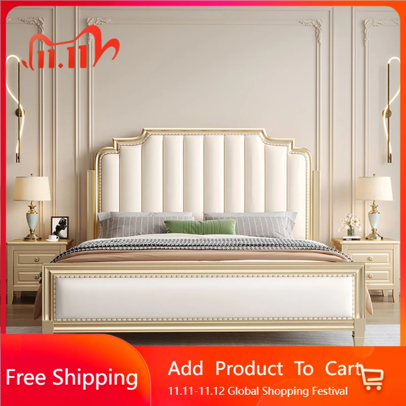 

Bedroom Luxury Bed Modern Sofa Headboards Human Dog Simple Massage Bed European Design Sleeping Muebles Lounge Suite Furniture