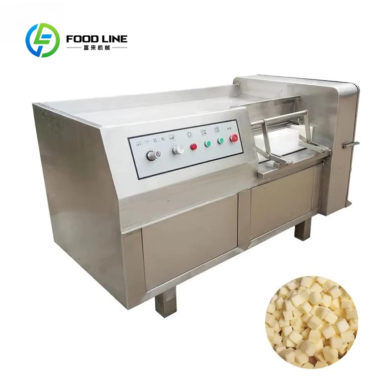Customized Automatic Frozen Poultry Pork Cutting Machine Mutton Beef Meat Dicing Machine Commercial Food Processing Equipment