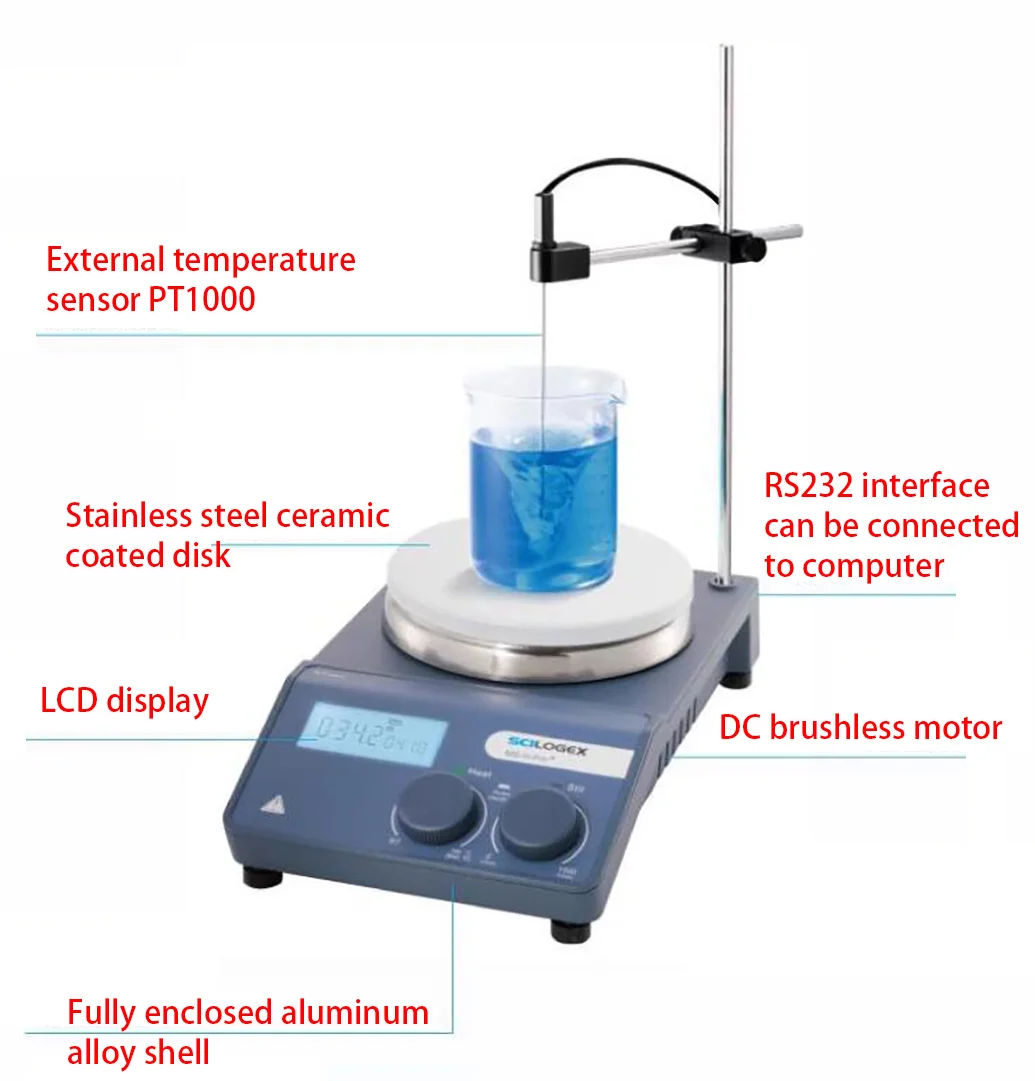 

Heated Magnetic Stirrer MS-H280-Pro Temperature Controlled Mixer