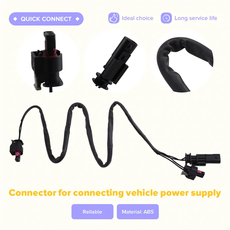 

ABQB-For BMW Motorcycle Quick Connect Harness For Auxiliary Socket–Fits R1300GS R1250GS ADV R1200GS LV R1250R R1200R 1250 1200 R