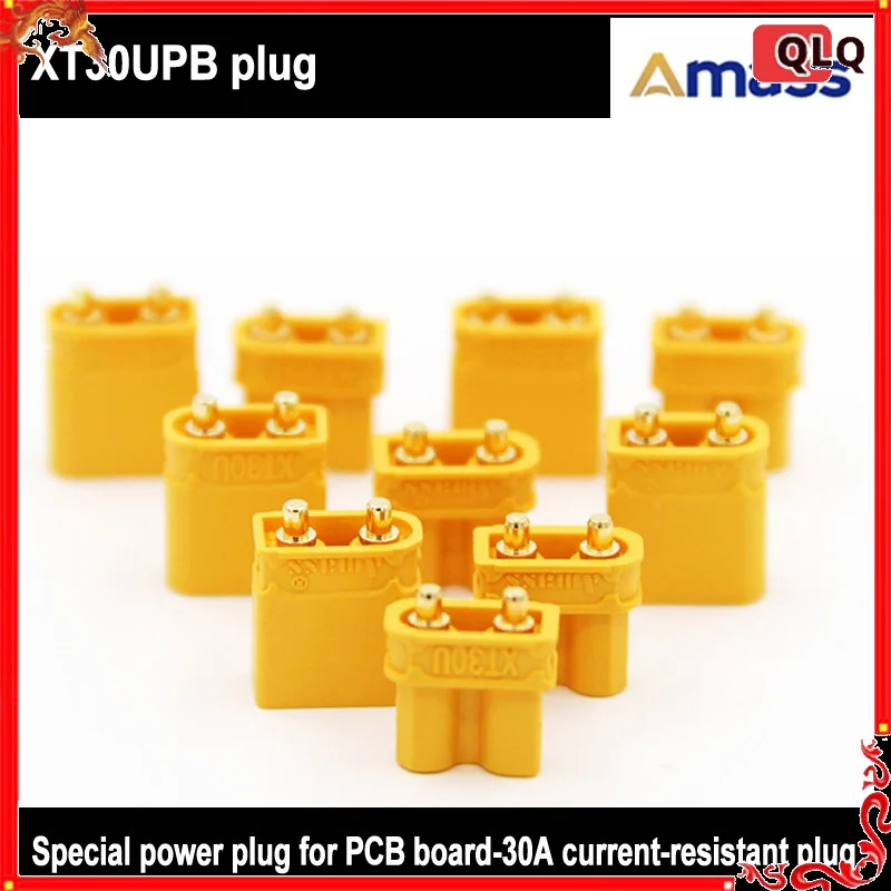 10pcs/Lots Xt30/Xt30U Plug M-F Bullet Connectors Plugs For Rc Lipo Battery Quadcopter Multicopter For Aircraft Accessories Parts