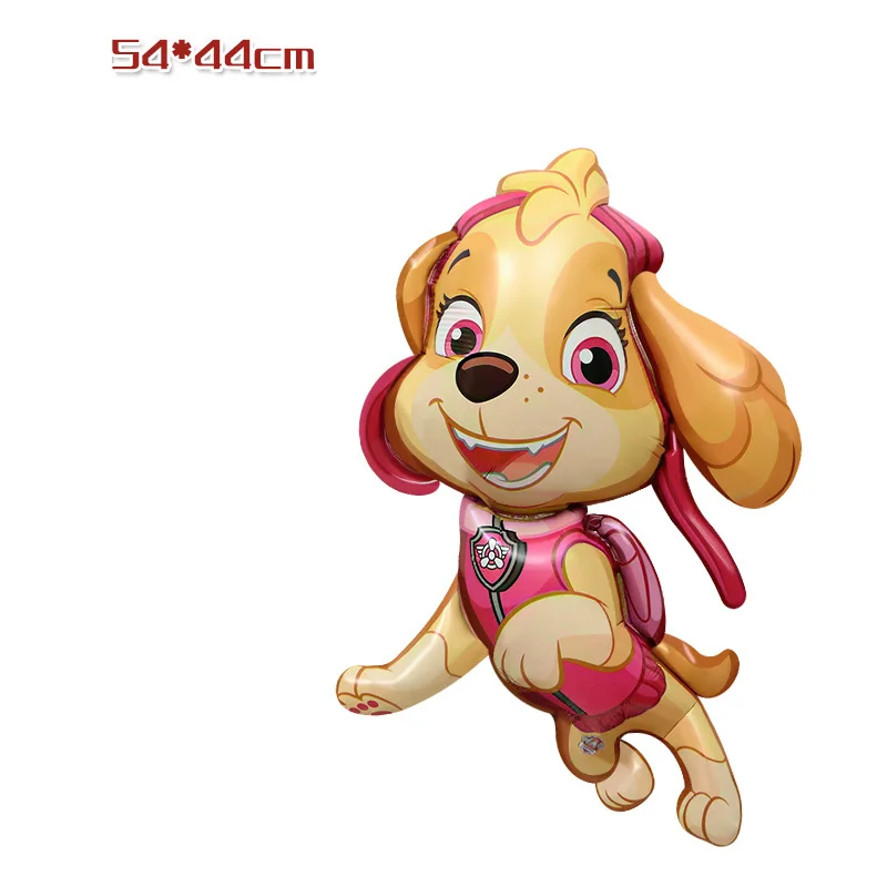 45 inch gigantische staande Paw Patrol ballon, cartoon Chase folie ballon voor kinderfeestjes, Paw Patrol thema decoratie