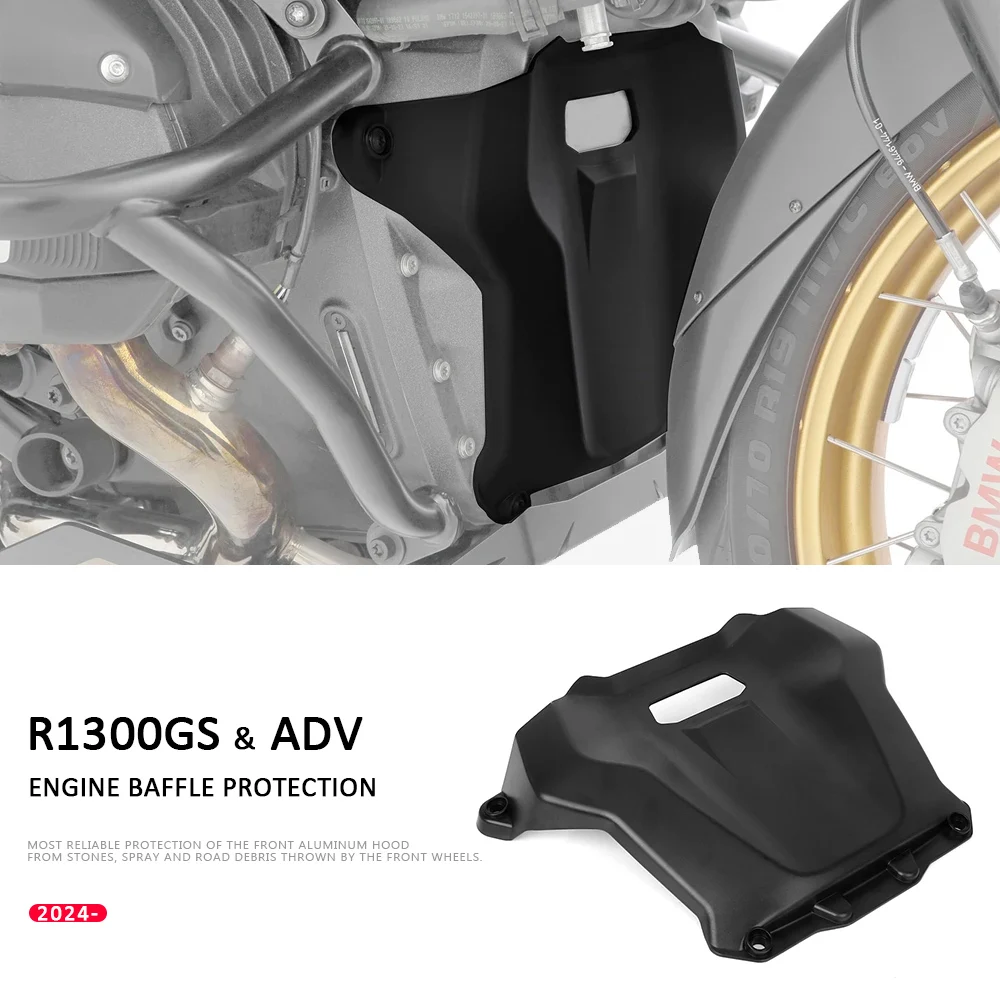 

Black Front Engine Housing Baffle Guard Cover Protector FOR BMW GS1300 R1300GS Adventure Motorcycle R1300 GS 1300 ADV R1300GSA