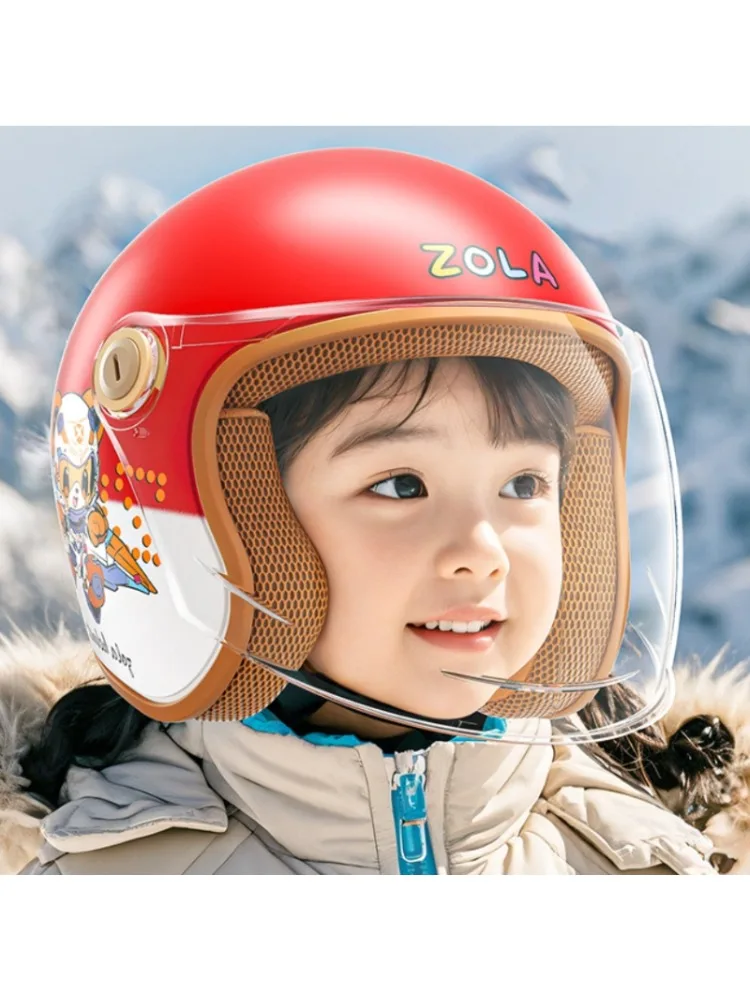 AliExpress Motorbike Helmet Kids Safty High Density Cute Cartoon Lovely Skating Child Children Cycling Bicycle Helmets 4seasons Boys Girls