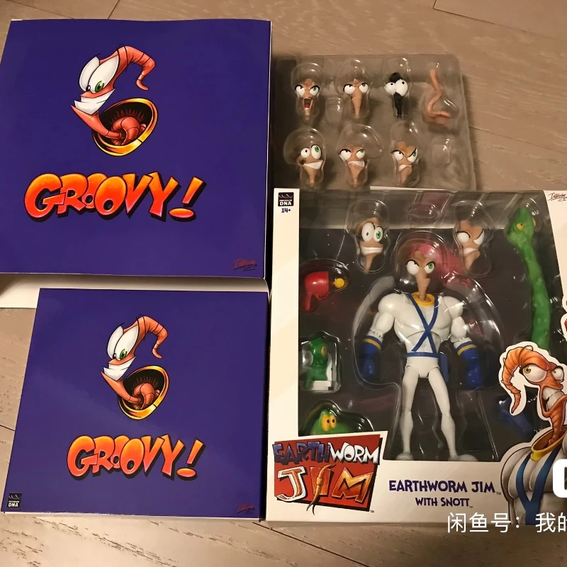 Original lombriz Jim 2,0 PDNA 1/12 Psy Crow Bob The Killer figura de acción gusano cuerpo psy-crow The Killer juguetes coleccionables regalos