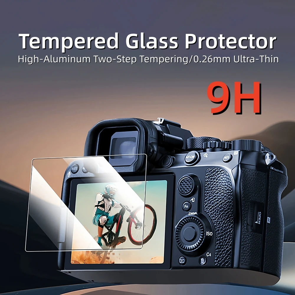 Tempered Glass for Sony A7C II A7 IV V A7R V A6400 ZV‑E10II ZV-E10 RX100 VI VII Camera Screen Protector LCD Display Screen Film