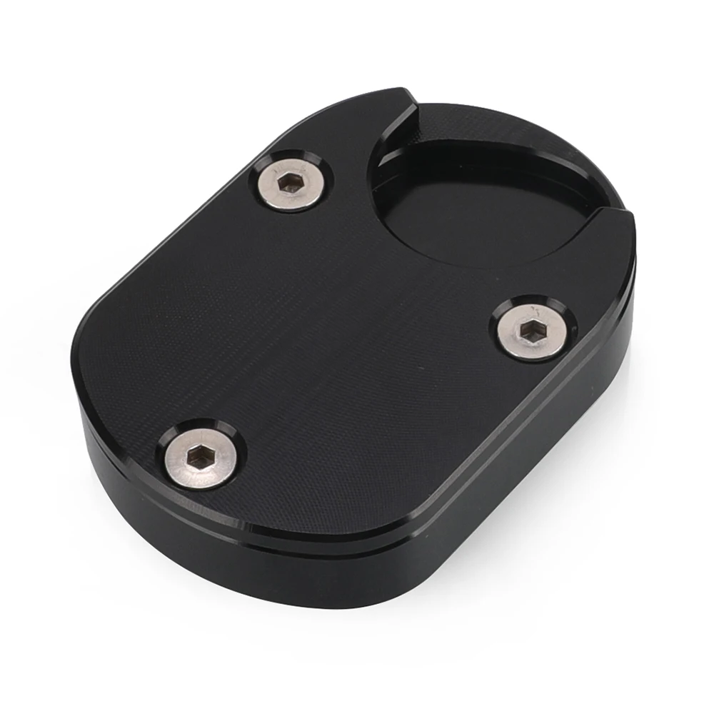 Rs457 acessórios da motocicleta kickstand pé suporte lateral ampliador extensão extensor almofada de suporte para aprilia rs 457 2024 2025 2026