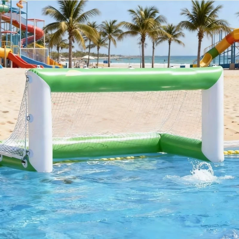 

Inflatable Water Polo Goals Portable Floating PVC Water Volleyball Soccer Goal for Sport Swimming Pool Entertainment Activities