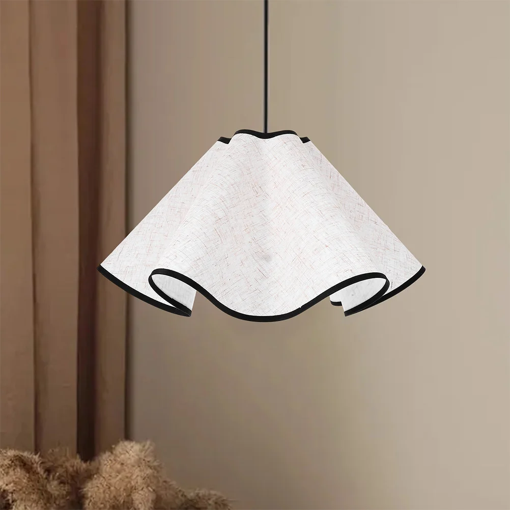 

27pcs Petal Lampshade Floral Chandelier Lamp Cover Handcrafted Pp Polyester Pleated Design For Bedroom Bedside Floor Table Light