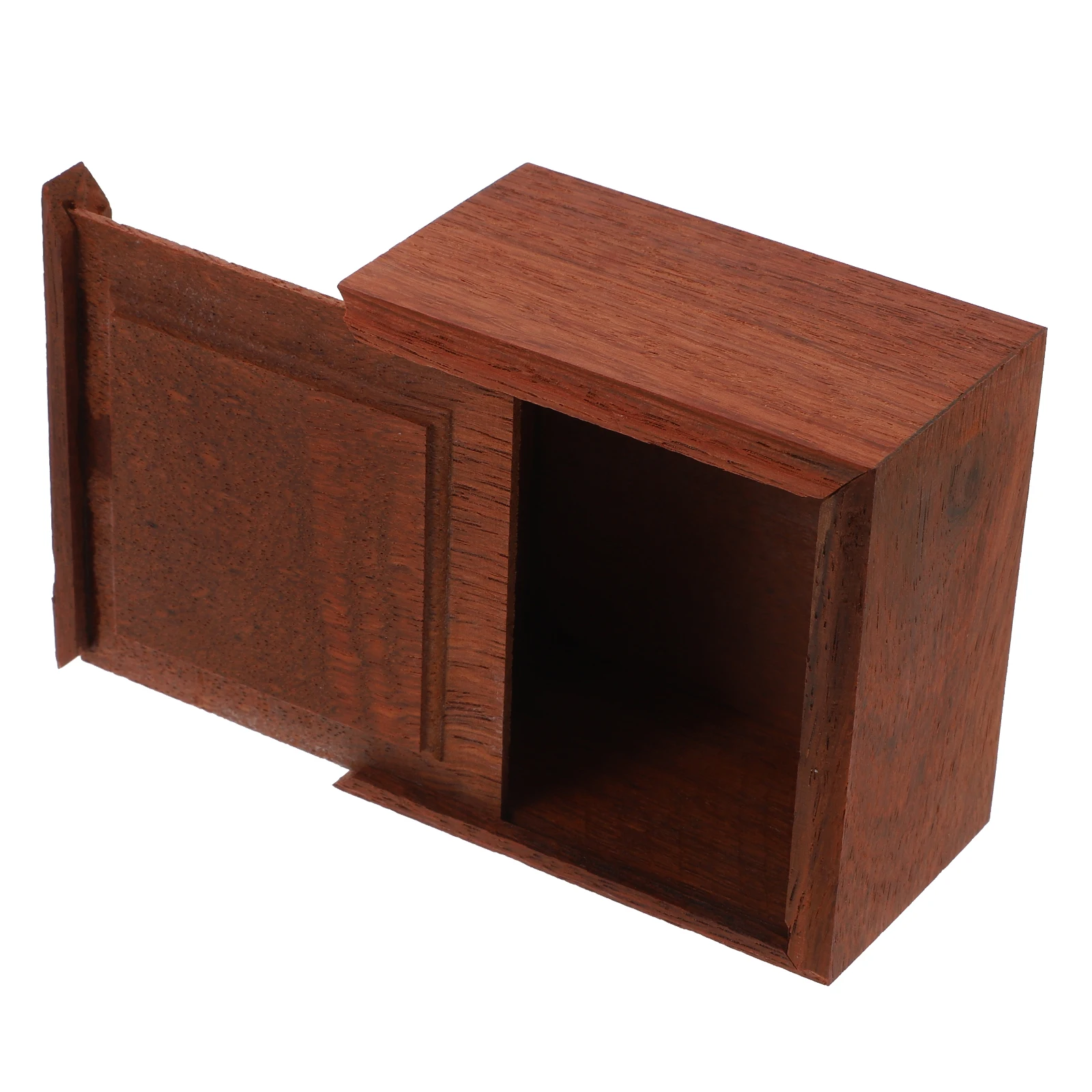 

Storage Box Square Design Aroma Burner Censer Decor Incense nament Home Adornment Wooden Material Durable Smooth