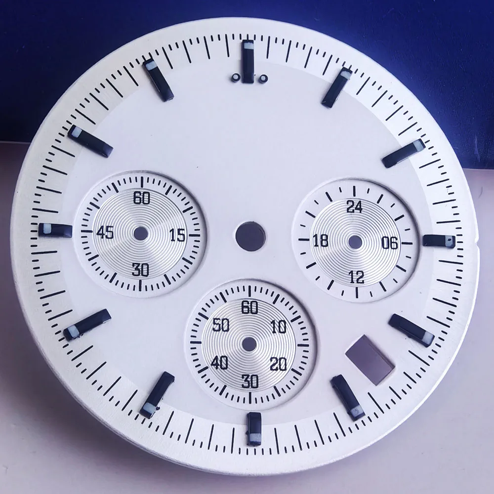 Esfera de 32,5mm adecuada para accesorios de reloj con movimiento VK63 y herramientas de reparación de accesorios de reloj VK63