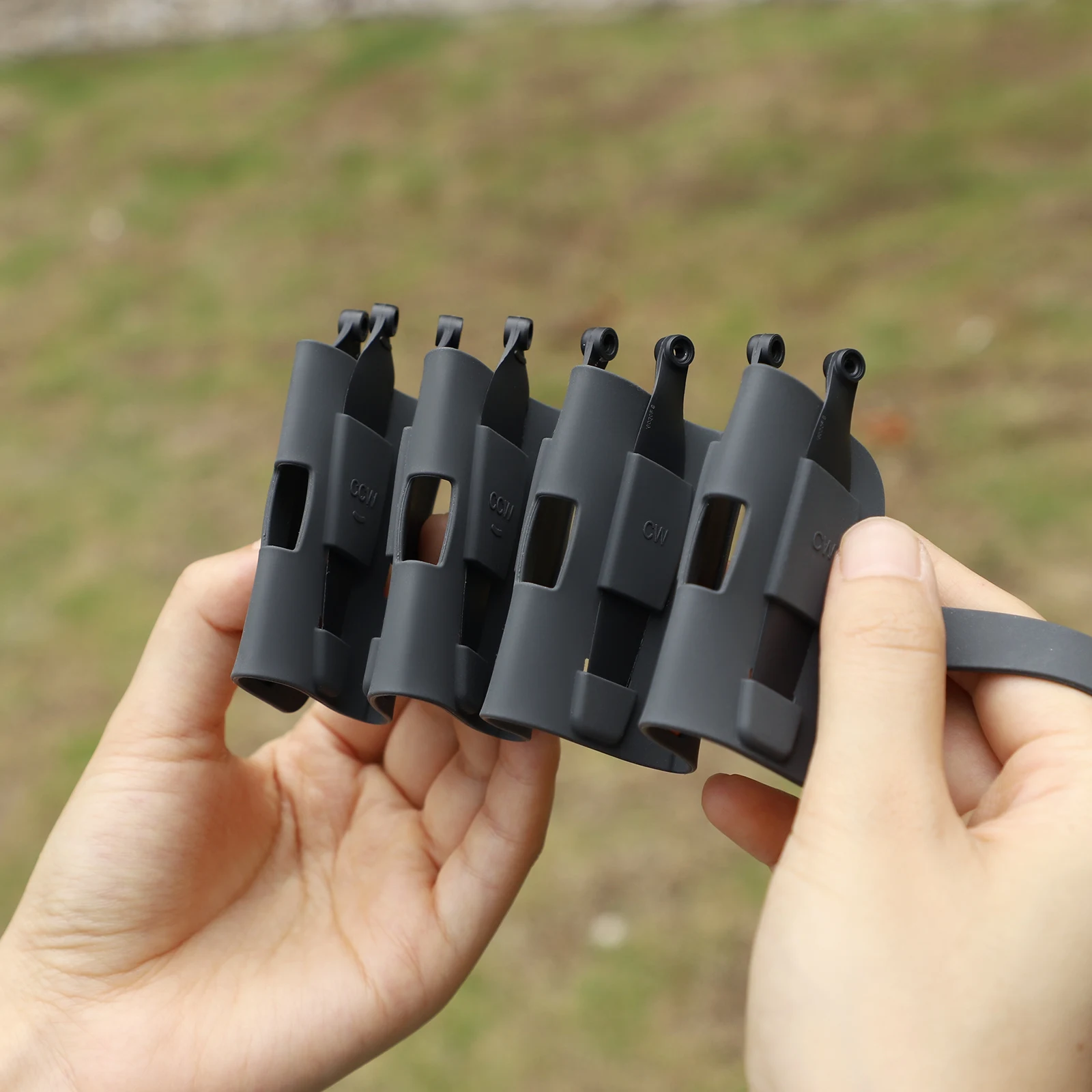 حقيبة تخزين المروحة لـ DJI Mini 3 pro Paddle سيليكون قابلة للطي حماية رولز حقيبة التخزين الملحقات المحمولة