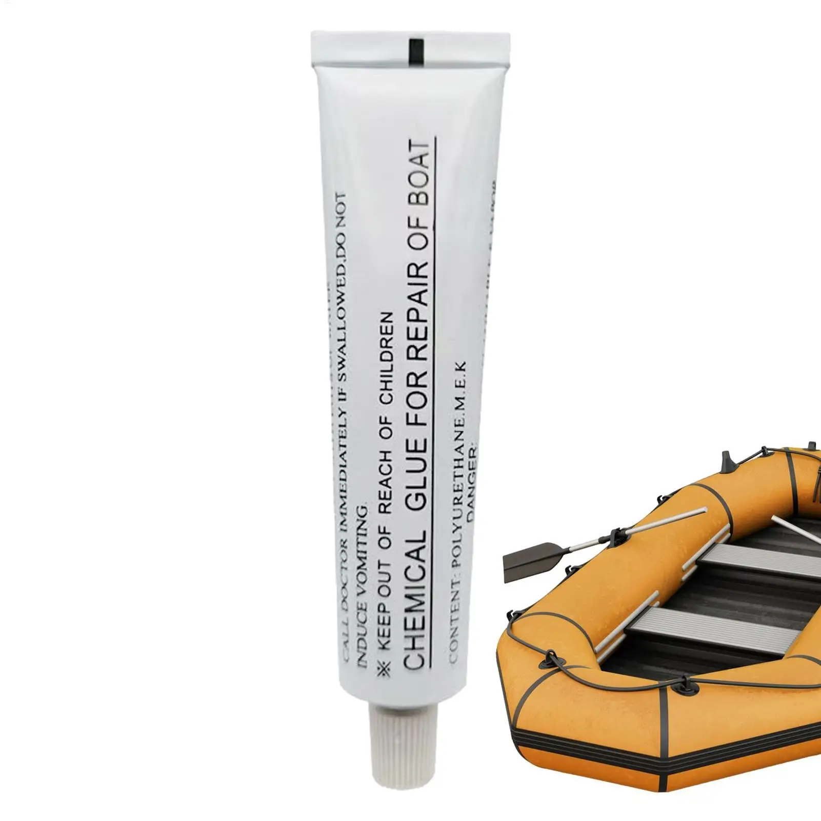 Inflatable Boat Repair Glue 30ml PVC Repair Glue for Boat Strong Adhesive Repair Tool for Kayak Paddle Boat Inflatable Boat Raft