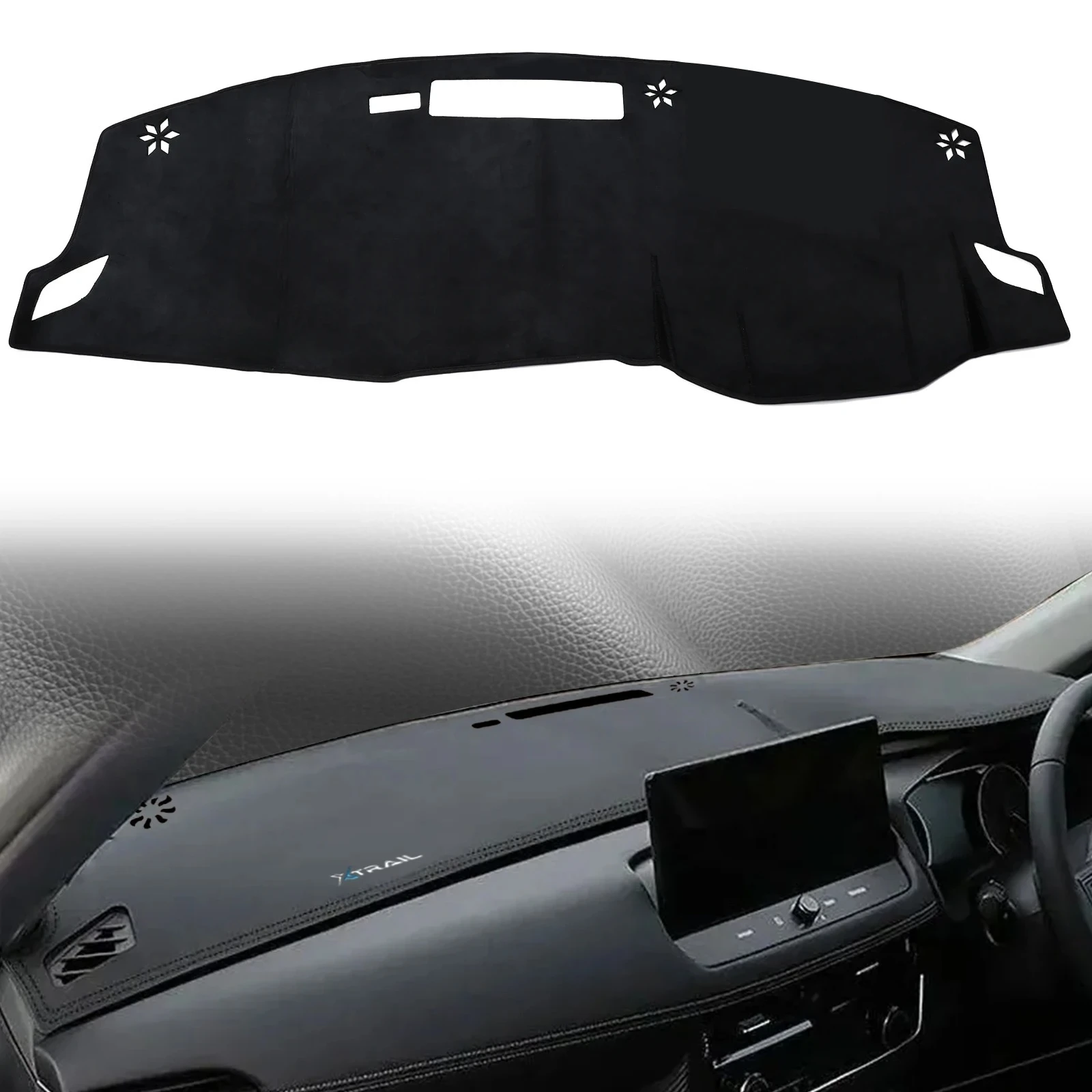 for Nissan X-Trail XTrail T33 2025-2021 X Trail Car Dashmat Dashboard Cover Pad DashMat Sunshade Protective Carpet Accessories