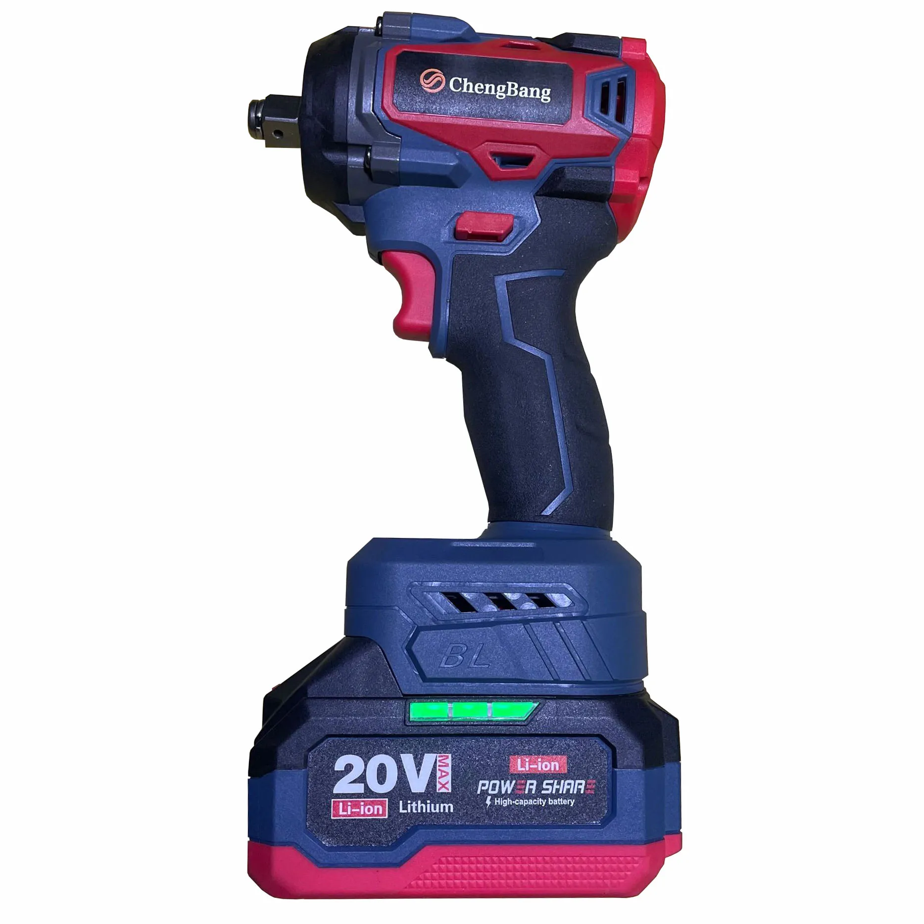 For 21V High-Torque Electric Impact Wrench Industrial Grade Cordless Power Wrenches with Shadowless Lamp and Hanging Bracket