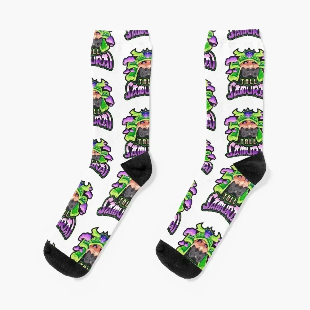 

Tall Samurai Logo Socks cartoon hiphop Women Socks Men's