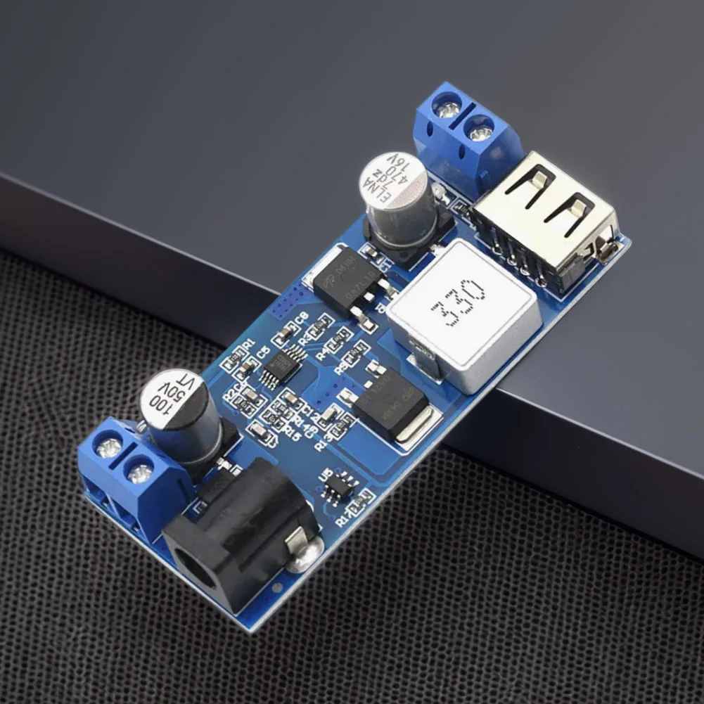 DC-DC 24 فولت/12 فولت إلى 5 فولت 5A تنحى إمدادات الطاقة محول فرق الجهد USB تنحى شحن وحدة باك تنحى وحدة محول