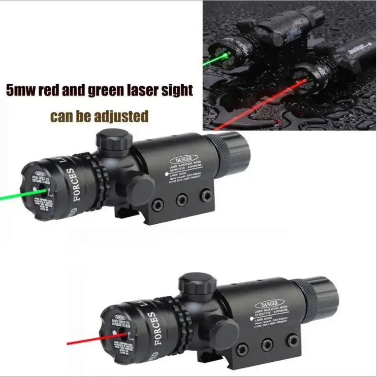 

New Hunting Red Green Lase-r Sight Pistol Accessories 11mm/20mm Lase-r Sight Hanging Lase-r Pointer Hunting Lase-r Sights