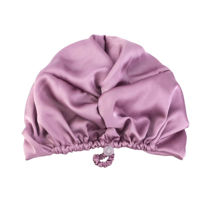 Neue Seide Turban Bonnets Für Frauen Einstellbare Twisted Schlafen Nacht Kappe Stretch Chemo Kopf Wrap Kappe Für Lockige Damen – Detail 4