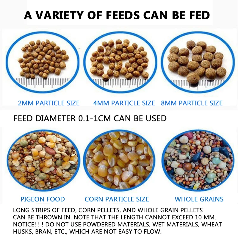Imagem -04 - Alimentador Automático de Frango Pellet de Funil Pigeon Duck Pigeon Cage Artefato de Alimentação Inteligente 220v