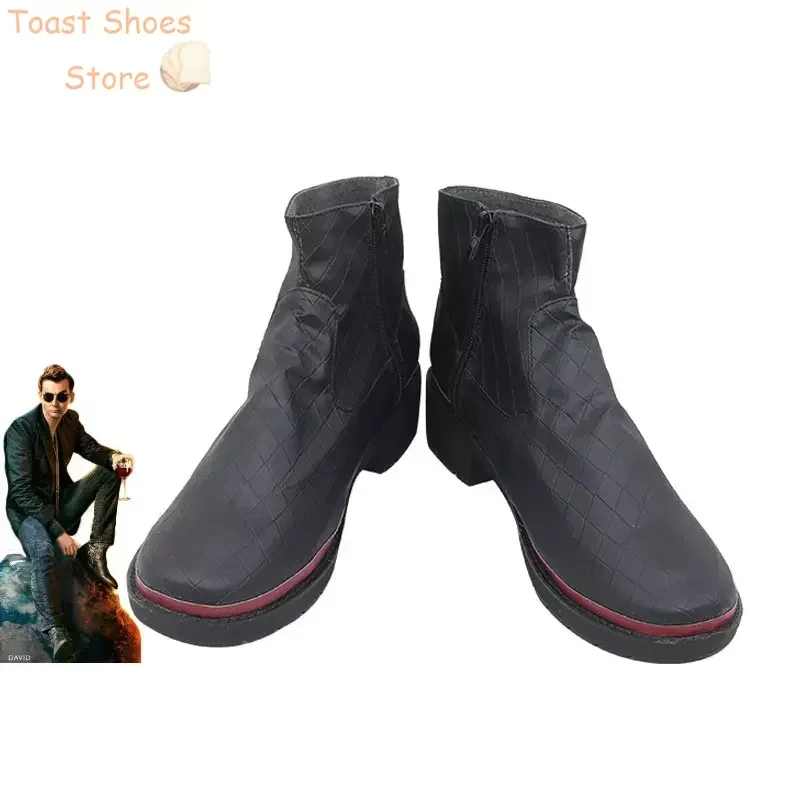 

Crowley Cosplay Shoes PU Leather Shoes Halloween Carnival Boots Cosplay Props Costume Prop