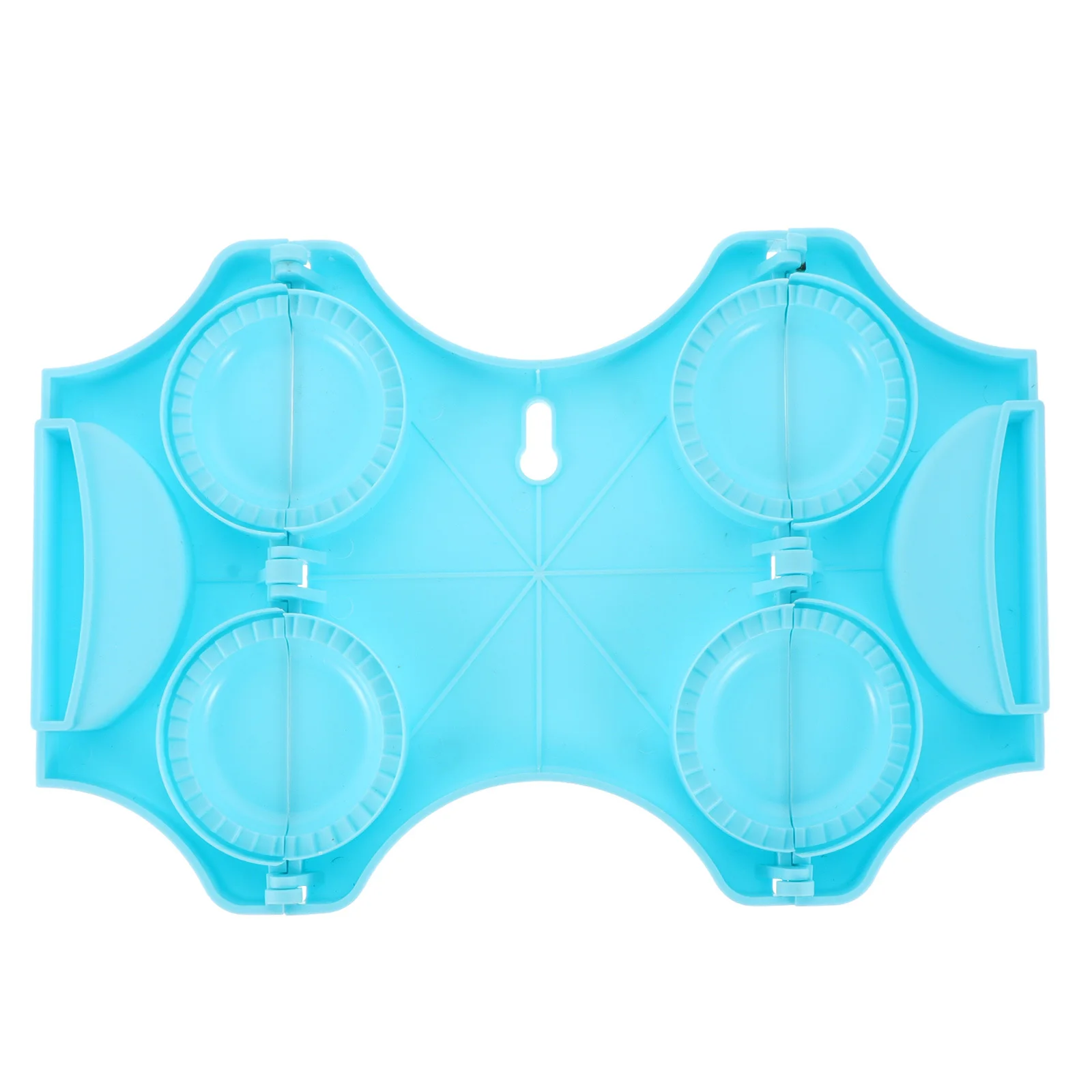 

4pcs Dumpling Skin Pressing Molds Manual Folding Dumpling Maker Mold For Making Dumplings Wontons Pp Baking Molds