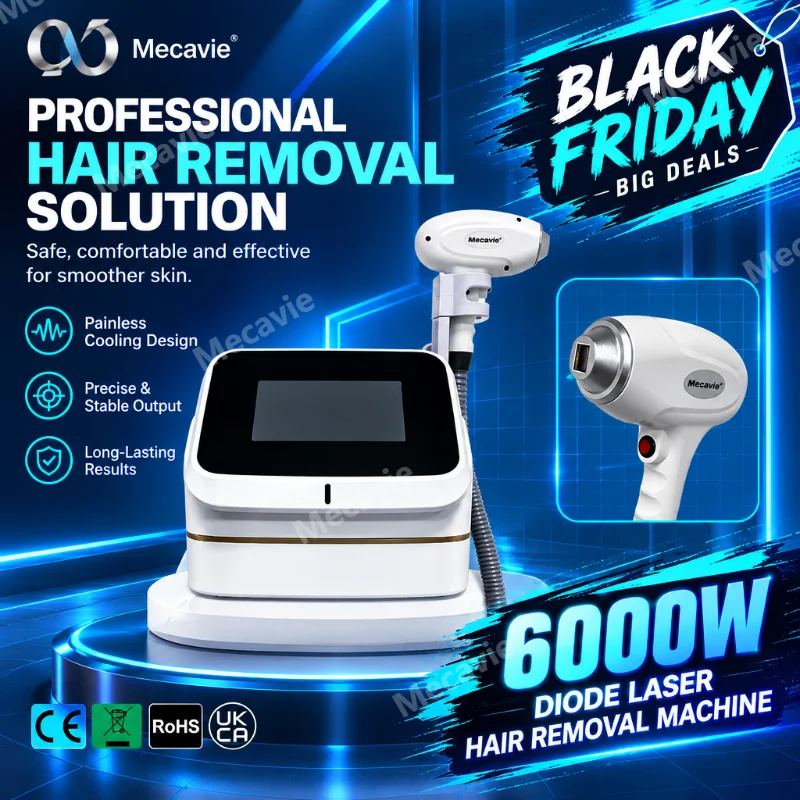 New Upgrade Mini Diode Laser Painless Hair Removal 4000w Machine With Skin Rejuvenation CE Certified‌ External Water Tank