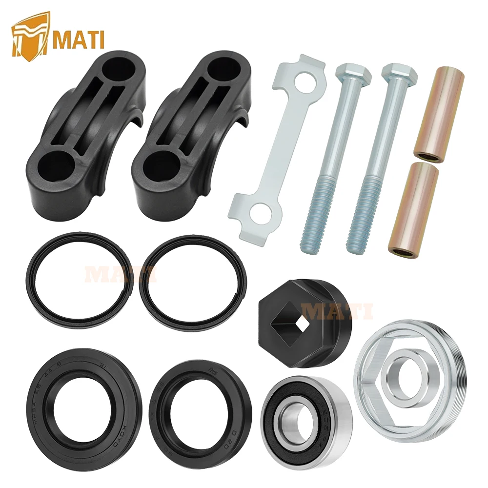 

Steering Stem Bushing Bearing Seal Holder Nut & Tool Kit for Yamaha Banshee Grizzly Raptor Big Bear Warrior Wolverine YFZ450