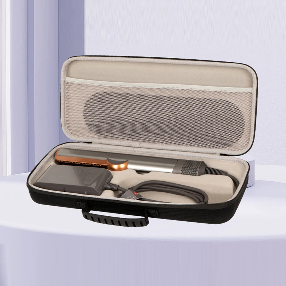 

Портативная дорожная сумка-чехол из ЭВА с защитой от ударов и пыли на молнии для выпрямителя для волос Airstrait HT01