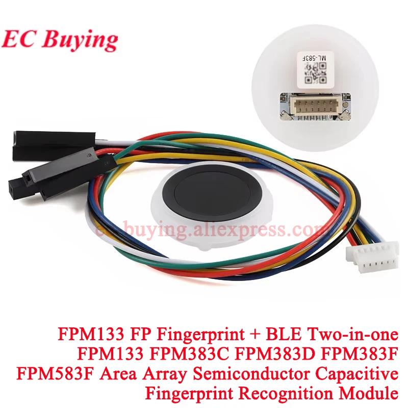 Moduł rozpoznawania linii papilarnych FPC Area Array Semiconductor Capacitive Touch FP Sensor do odczytu linii papilarnych + BLE do zamka drzwi