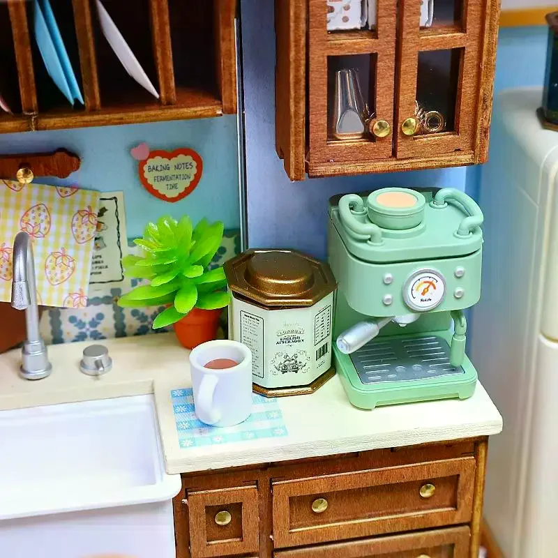 1 szt. 1:12 Domek dla lalek Puszka na kawę Puszka na herbatę Model Symulacja Element Dekoracyjny Miniaturowe Zabawki 16mm Akcesoria Meblowe do Domku dla Lalek