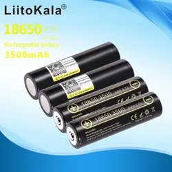 Liitokala 18650 bateria litowa lii-35A akumulator 3500 mAh o dużej pojemności 3.7V wskazał światło latarka baterii